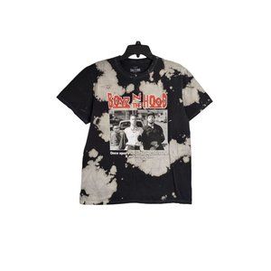 Boyz N The Hood T-Shirt womens Medium Short Sleeve Graphic Tie Dye Crew Neck Bla